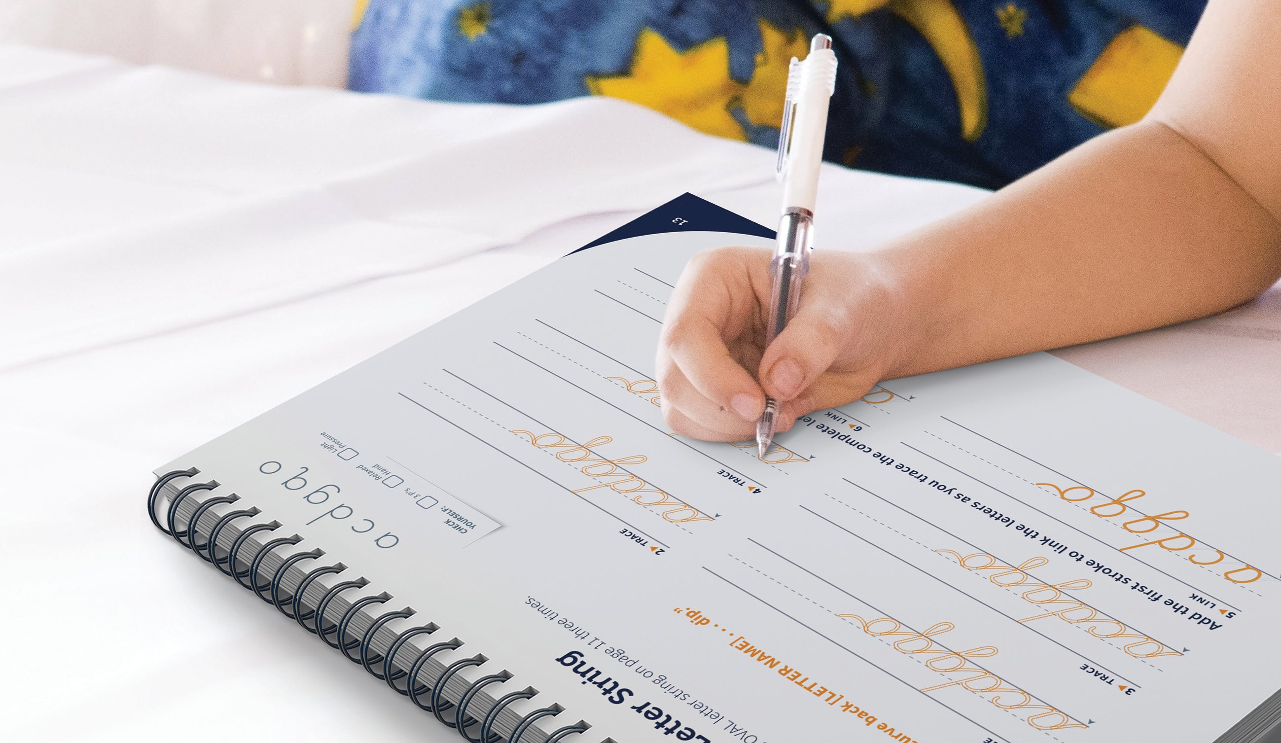 Third-grade students writing during a CursiveLogic lesson
